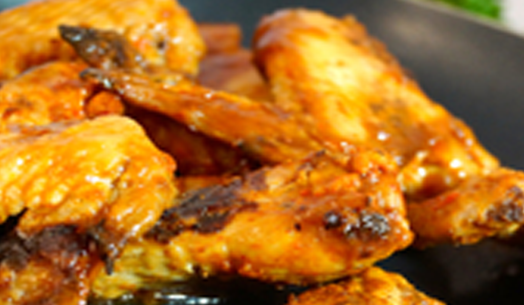 CHA! Hoisin Glazed Roasted Chicken Wings