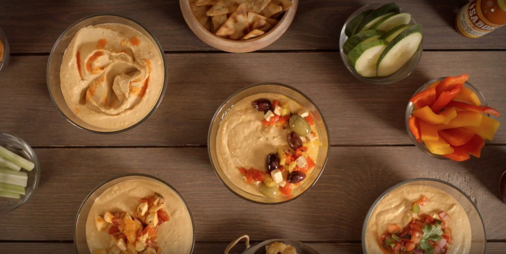 ¡Sabor! Mediterranean Hummus Topping