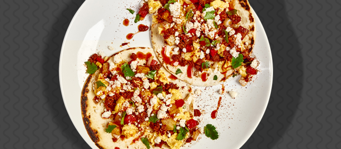 Texas Chorizo, Potato and Egg Tacos Texas Pete Foodservice