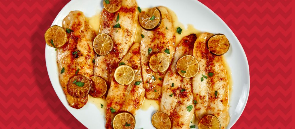 Spicy Baked White Fish Fillets