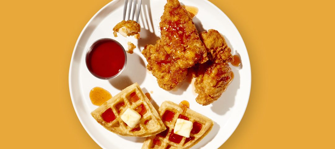 Hotter Hot Honey Chicken and Waffles