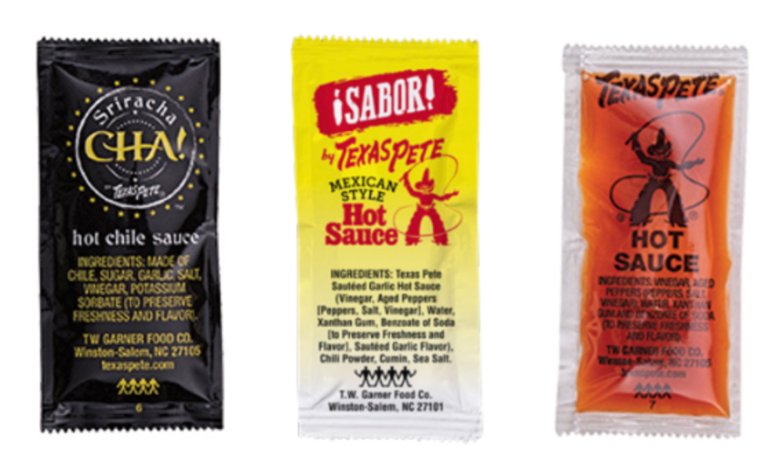 Texas Pete® is #1 in the U.S. in sales of hot sauce PCs with three flavors from which to choose.