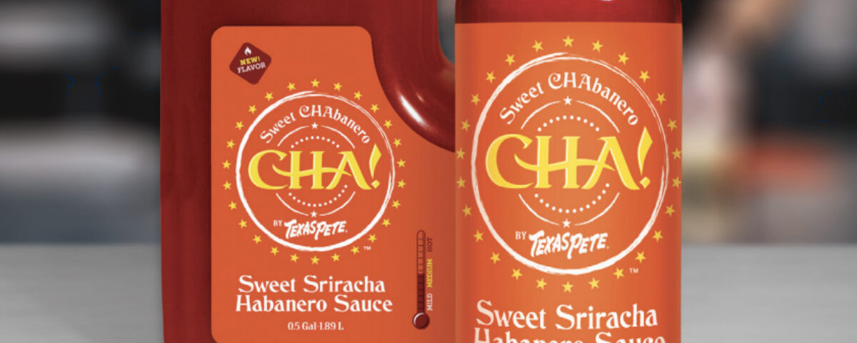 New Sweet CHAbanero Sriracha Sauce by Texas Pete®.